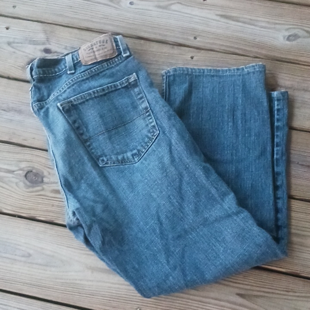 LEVI STRAUSS Signature relaxed men's jeans size 38 x 25 - Picture 6 of 8